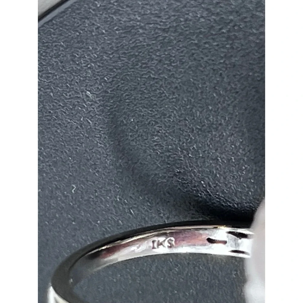 IKS Sandeep Diamond Corp. Round Princess Diamond Cluster ring 10k size 7.5